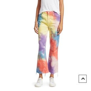 Mother Denim Hustler Tie Dye